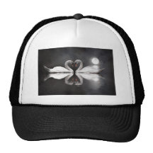 Romance del cisne gorros bordados