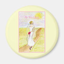 Romance del verano imanes de nevera