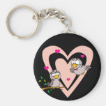 Romance diario: Pájaros del amor Llavero