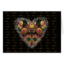 Romance Neovictorian del amor de la tarjeta del dí
