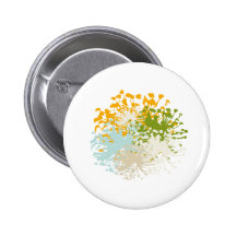 Romantic Flower Anstecknadelbutton