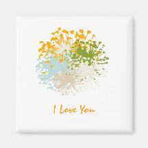 Romantic Flower Magnets