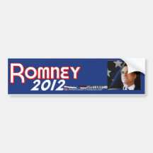 Romney 2012 pegatina de parachoque