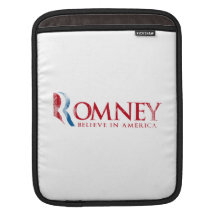 Romney - crea en América (roja) Mangas De iPad