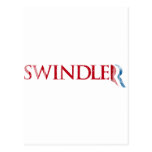 Romney es un Swindler.png Tarjeta Postal