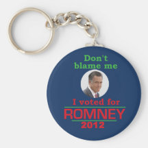 Romney no me culpa llaveros personalizados