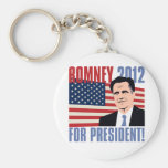 Romney para el presidente 2012 llaveros