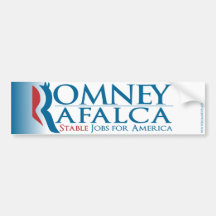 Romney Rafalca Bumpersticker 2012 Etiqueta De Parachoque
