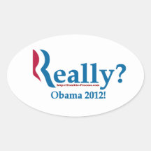 ¿Romney? ¿Realmente? Pegatinas De Ovaladas
