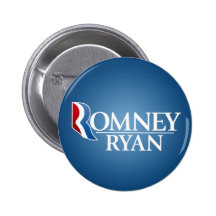 Romney Ryan 2012 - azul Pins