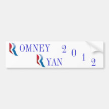 Romney Ryan 2012 Etiqueta De Parachoque