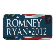 Romney Ryan 2012 iPhone 4 Case-Mate Fundas