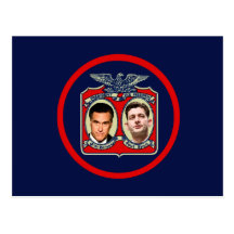 Romney Ryan retro Postal