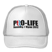 ROMNEY RYAN SON PRO-LIFE.png Gorro De Camionero