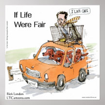 Romney 's Irish Setter Seamus toma un poster del p