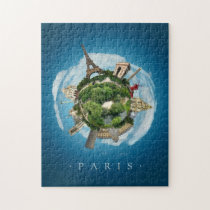 Rompecabezas de París del planeta puzzles