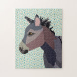 Rompecabezas del arte del burro del gris puzzles
