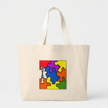Rompecabezas del autismo bolsa