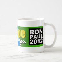 Ron Paul 2012: Esperanza real, cambio real Taza