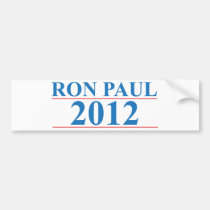 Ron Paul 2012 pegatinas de parachoque