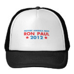 RON PAUL 2012 GORRAS DE CAMIONERO