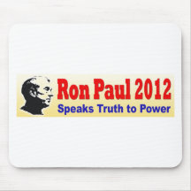 Ron Paul 2012 habla verdad al poder Tapete De Raton