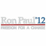 Ron Paul 2012 tops bordados Chaqueta
