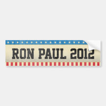 Ron Paul Bumpersticker 2012 Etiqueta De Parachoque