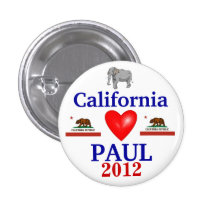 Ron Paul California 2012 Pin