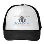 RON PAUL CONSIGUE TRABAJAR GORROS BORDADOS