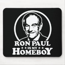 Ron Paul es mi Homeboy Alfombrillas De Ratones