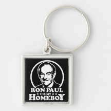 Ron Paul es mi Homeboy Llaveros Personalizados