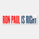 Ron Paul es pegatina para el parachoques adecuada Etiqueta De Parachoque