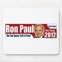 Ron Paul habla verdad al poder Alfombrillas De Ratón
