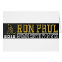 Ron Paul habla verdad al poder Tarjeton