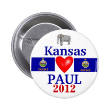 Ron Paul Kansas 2012 Pin