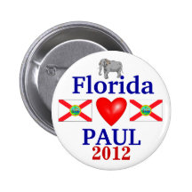 Ron Paul la Florida 2012 Pin