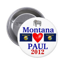 Ron Paul Montana 2012 Pin