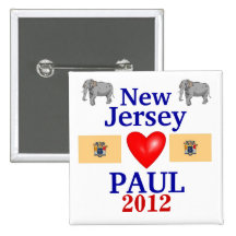 Ron Paul New Jersey 2012 Pin