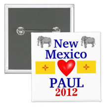 Ron Paul New México 2012 Pin