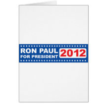 Ron Paul para el presidente 2012 Felicitación