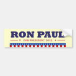 Ron Paul para el presidente 2012 Etiqueta De Parachoque