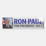 Ron Paul para el presidente pegatina para el parac Etiqueta De Parachoque