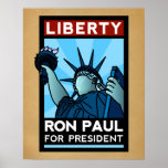 Ron Paul para presidente Liberty Poster