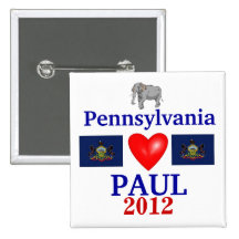 Ron Paul Pennsylvania 2012 Pins