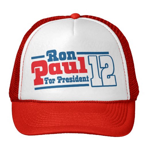 Ron Paul retro para el gorra 2012 del presidente f