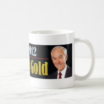 Ron Paul: Su palabra es oro Taza De Café