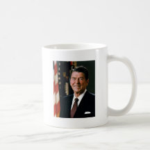 Ronald Reagan - fiesta del té Taza De Café