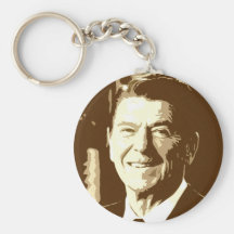 Ronald Reagan inspirado Llaveros Personalizados