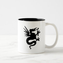 Ropa 36 del dragón tazas de café